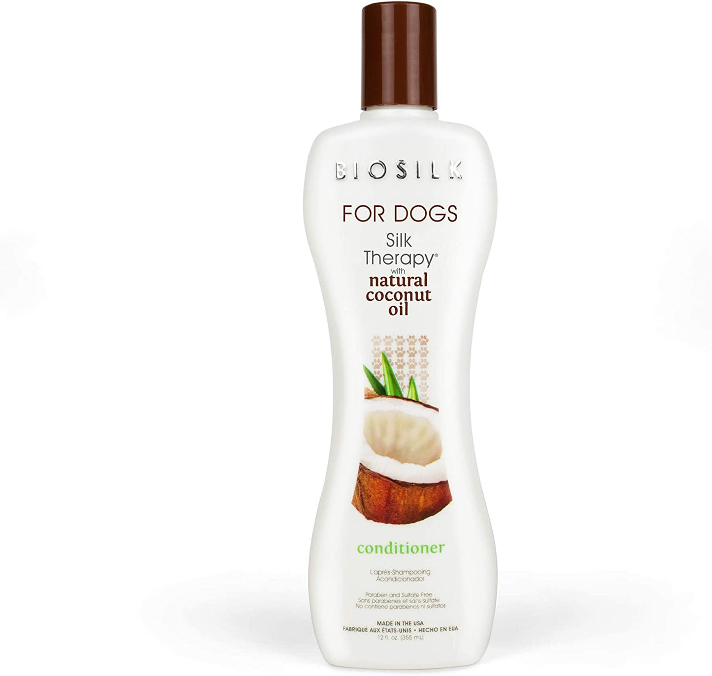 for Dogs Silk Therapy Shampoo with Natural Coconut Oil | Coconut Dog Shampoo