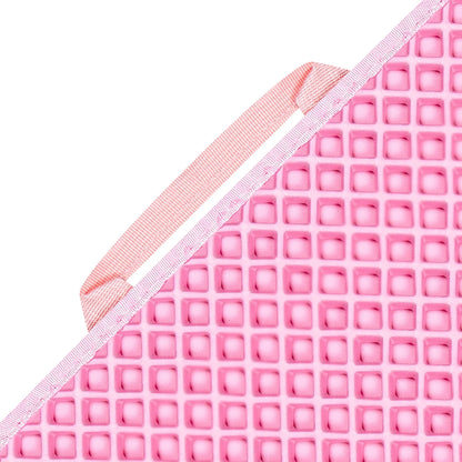 Double Layer anti Tracking Waterproof Cat Litter Trapping Mat Pink