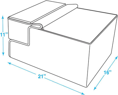 Foldable Pet Steps or Stairs with Certipur-Us Certified Foam for Dogs and Cats by