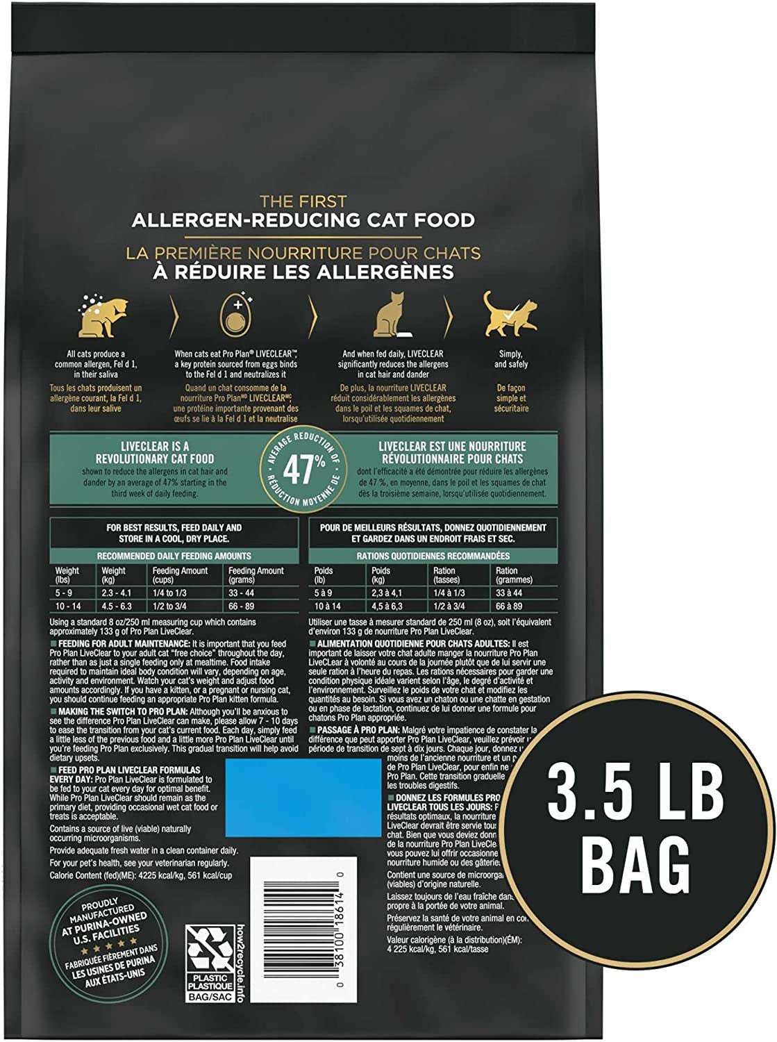 Liveclear with Probiotics Allergen Reducing Salmon & Rice Adult Dry Cat Food