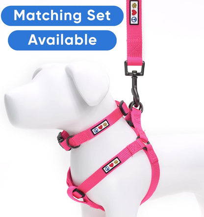 6 FT Solid Color Leash Puppy Leash Dog Leash Comfortable Handle Dog Training Leash 6 Ft Dog Leash Medium Dog Leash / Large Dog Leash Pink Dog Leash